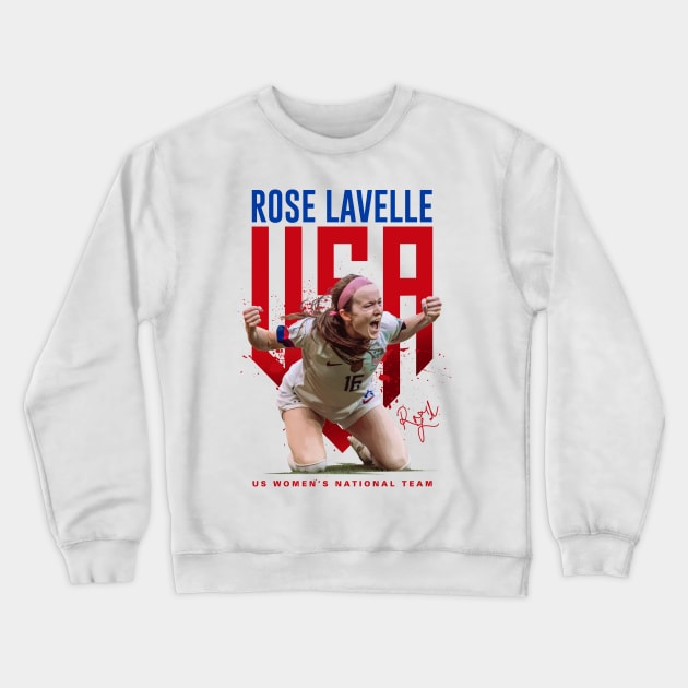 Rose Lavelle Crewneck Sweatshirt by Juantamad